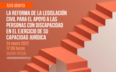 Aula oberta sobre la reforma de la legislació civil per al suport a les persones amb discapacitat en l’exercici de la seua capacitat jurídica