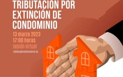 Tributación por extinción de condominio