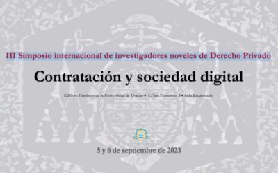 III Simposio internacional de investigadores noveles de Derecho Privado «Contratación y sociedad digital»